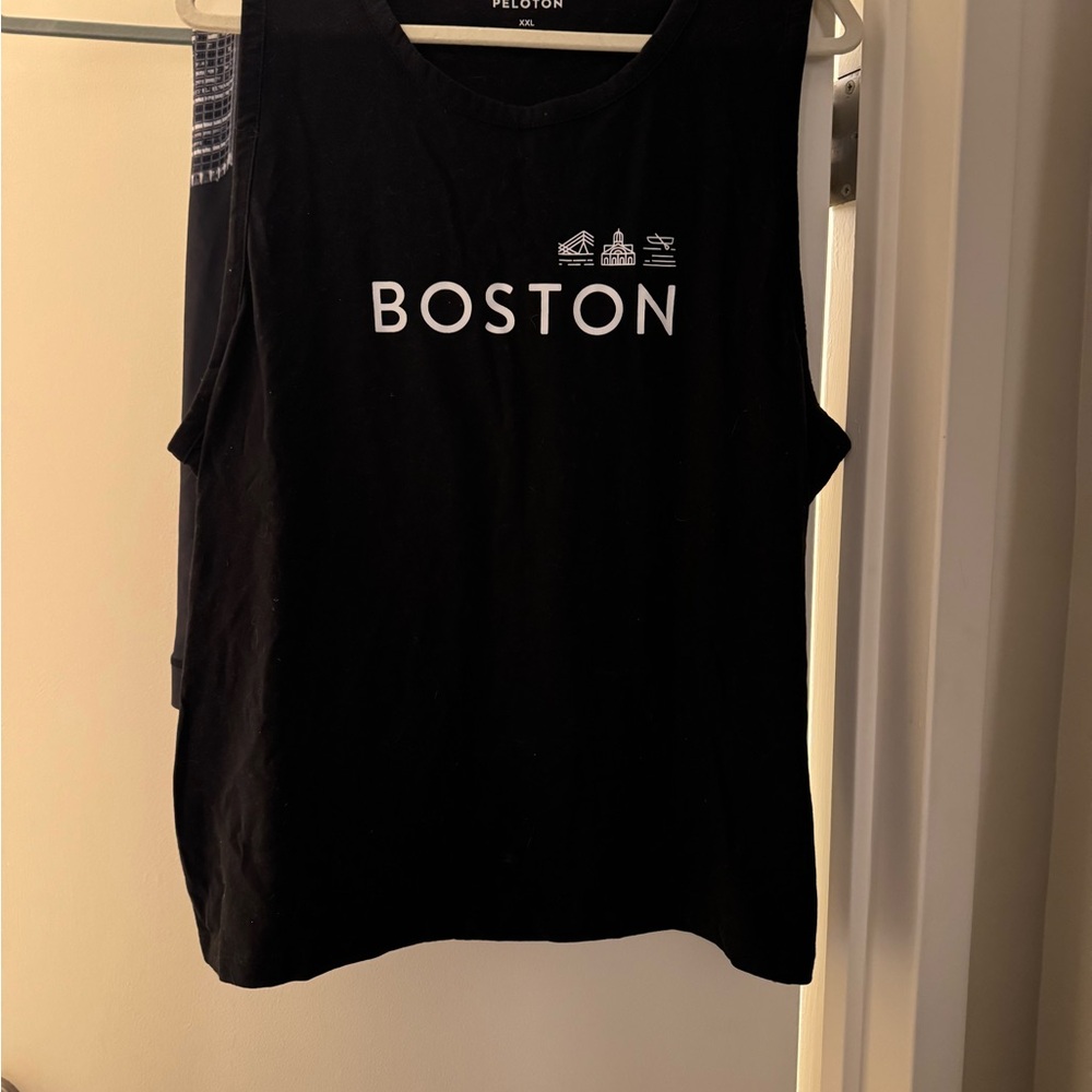RARE Peloton Black Boston Muscle Tee - Limited Edition